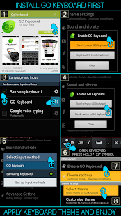 How to download Fuchsia Galaxy Go Keyboard 1.0 apk for pc