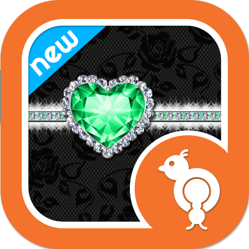 Green Luxury Lace Theme Go SMS 個人化 App LOGO-APP開箱王