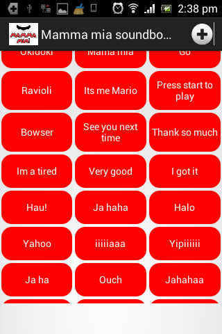 Mamma mia soundboard