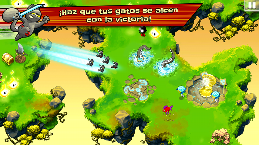 Android application Ninja Hero Cats Premium screenshort
