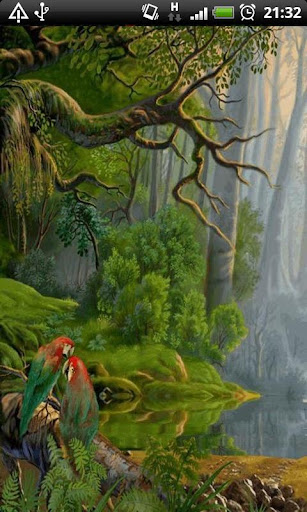 Jungle Parrots Live Wallpaper