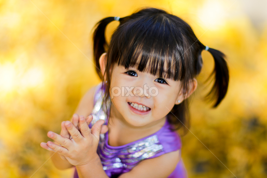 My Sunflower by Wei Fuk Lie - Babies & Children Child Portraits