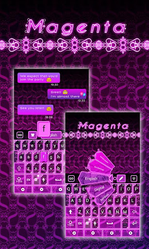 Magenta Keyboard