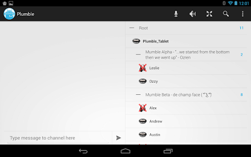 Plumble - Mumble Client v2.0.1d apk