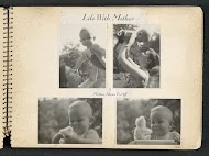 Burchard Pennink als baby met zijn moeder Eva