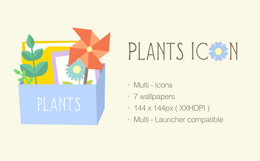 Plants - Icon pack theme