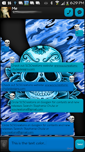 How to mod GO SMS - Sugar Skullz 6 1.1 apk for laptop