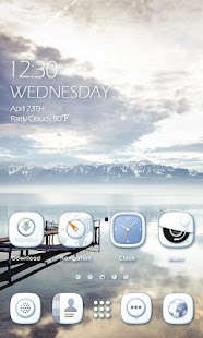 How to download Gray Blue GO Launcher Theme lastet apk for pc