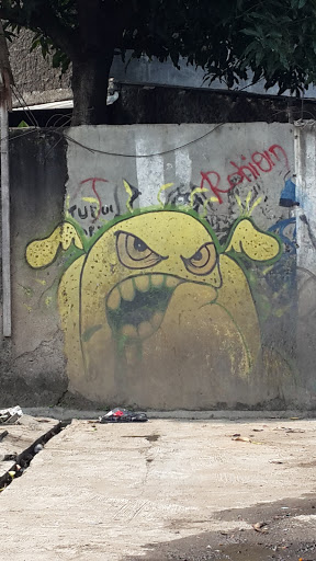 Yellow Angry Grafity