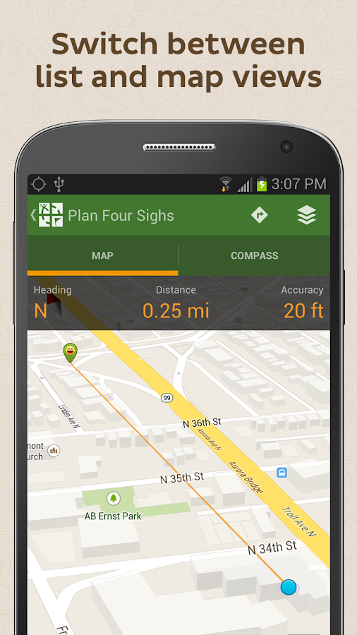 Geocaching - screenshot