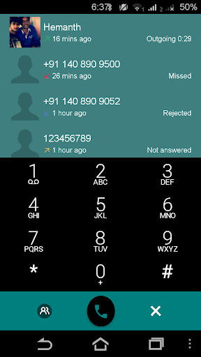 Exdialer Material Dark Theme