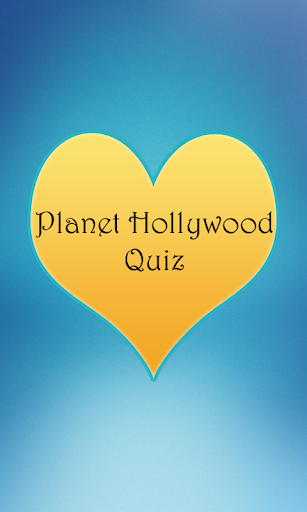 Planet Hollywood Quiz
