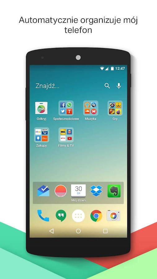   EverythingMe – zrzut ekranu 