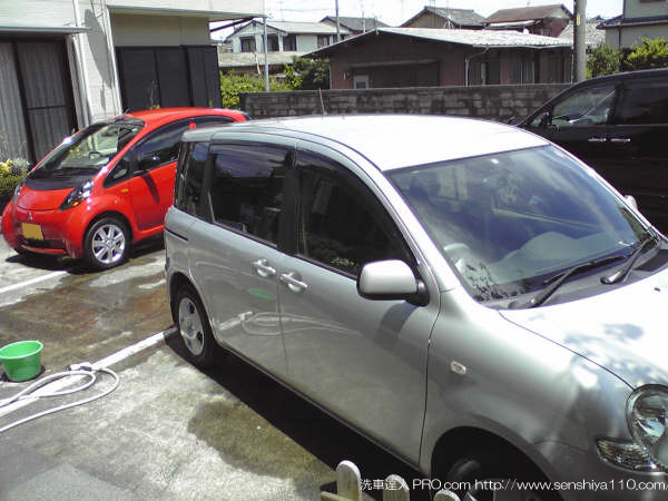 トヨタ シェンタ 03y 静岡県 会員様 洗車達人PRO実践報告