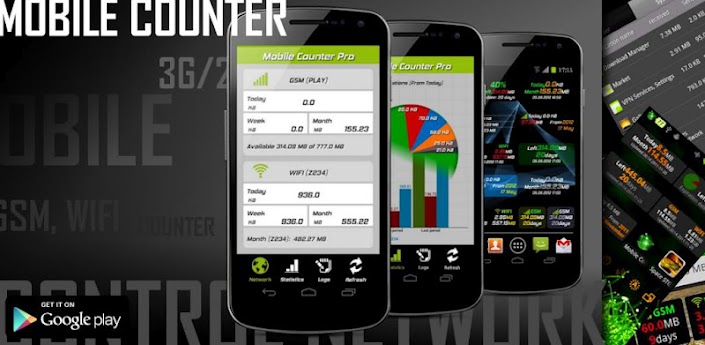 Mobile Counter Pro - 3G, WIFI apk