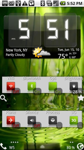 Weather & Toggle Widget v7.1.8