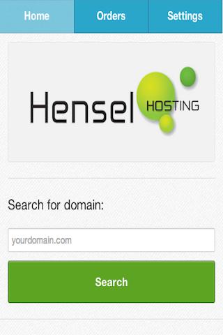 Hensel Hosting Domains
