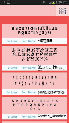 Zombie Fonts Free