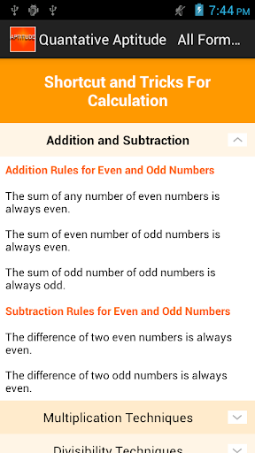 【免費教育App】Quantitative Aptitude Formulas-APP點子