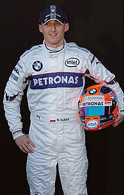 Robert Kubica, bmw sauber, petronas, driver f1, pilot f1, racer, intel, helmet, white, blue, orange, photo, picture, formula one 