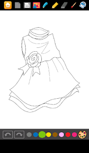 Coloring: Dresses for Girls Screenshots 16