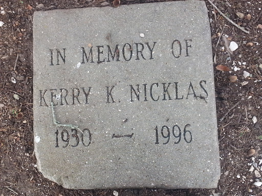 Kerry K. Nicklas Memorial Plaque