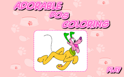 Dog Coloring Pet Coloring poster 4