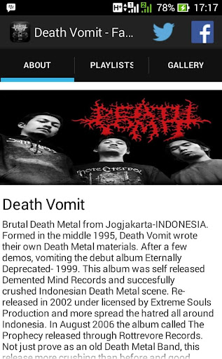 Death Vomit - Fans App