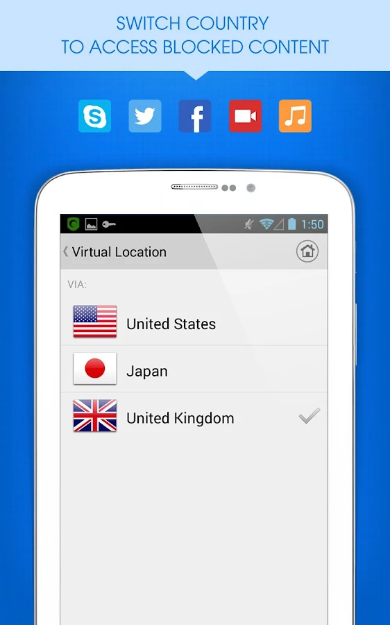 Hotspot Shield VPN WiFi Seguro - screenshot