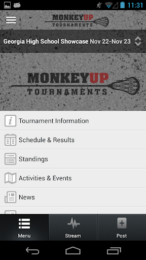 【免費運動App】Monkey Up Lacrosse Tournaments-APP點子