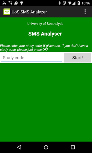 UoS SMS Analyser