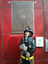 Ladder Co. 35 Memorial Plaque and Statue