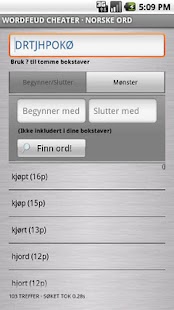 Lastest Wordfeud Cheater - Norske Ord APK for Android