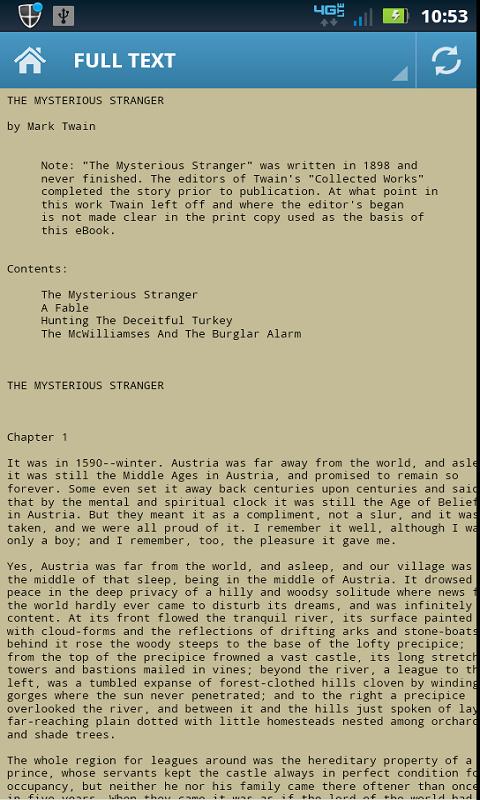 The Mysterious Stranger Screen 3