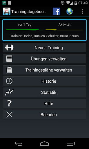 Trainingstagebuch PRO