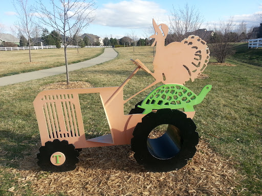 Turkey on a Turtle on a Tractor