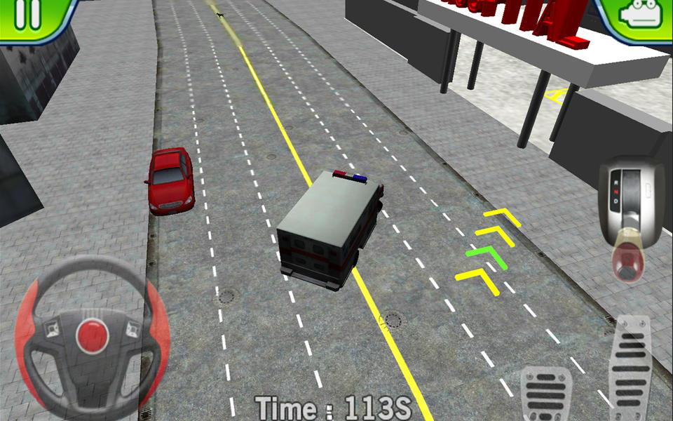    Ambulance Parking 3D Extended- screenshot  