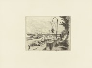 Stadsgezicht met Austerlitzbrug en Seine in Parijs