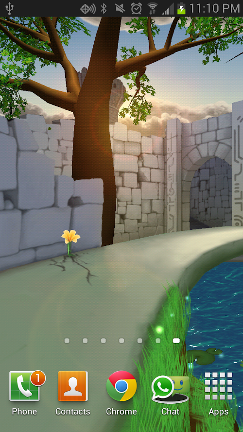 Android application Shrine HD 3D Live Wallpaper screenshort