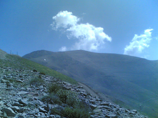 نمایی از توچال از سمت غرب از ایستگاه 7  - ستوده