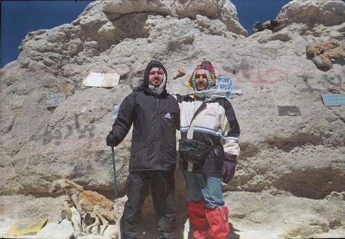 بر بلنداي دماوند - ستوده و اميني - صعود از شمال شرقي - شهريور 82