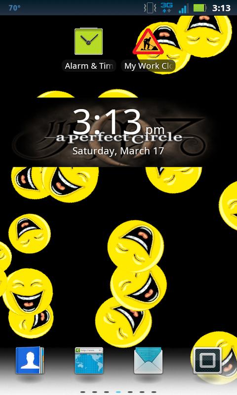 Android application Smile Face Live Wallpaper screenshort