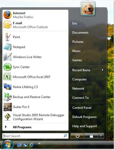 startmenu