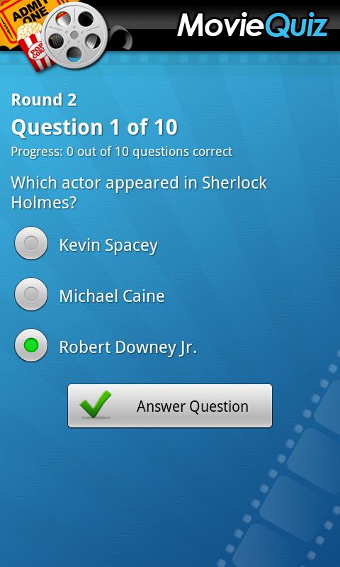 Ultimate Movie Quiz Screen 3