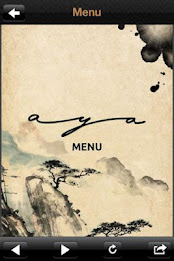 aya restaurant poster 2