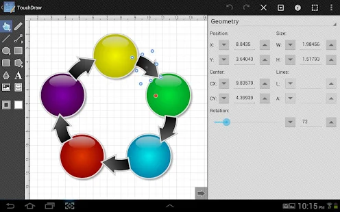 TouchDraw - screenshot thumbnail