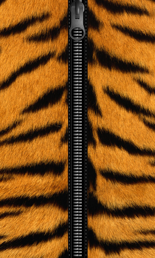 Tiger Zipper Screen Lock