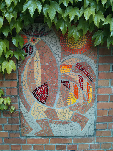 Mosaik Hahn