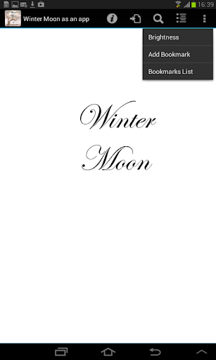 Winter Moon as an app