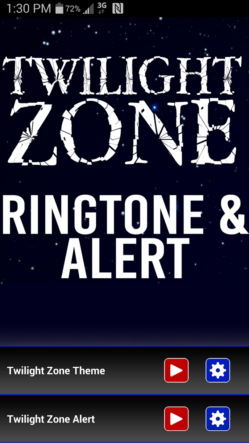 The Twilight Zone Ringtone Screen 1